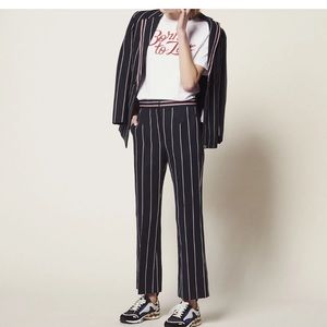 Sandro Paris Stripped Pants size 38- USA6
